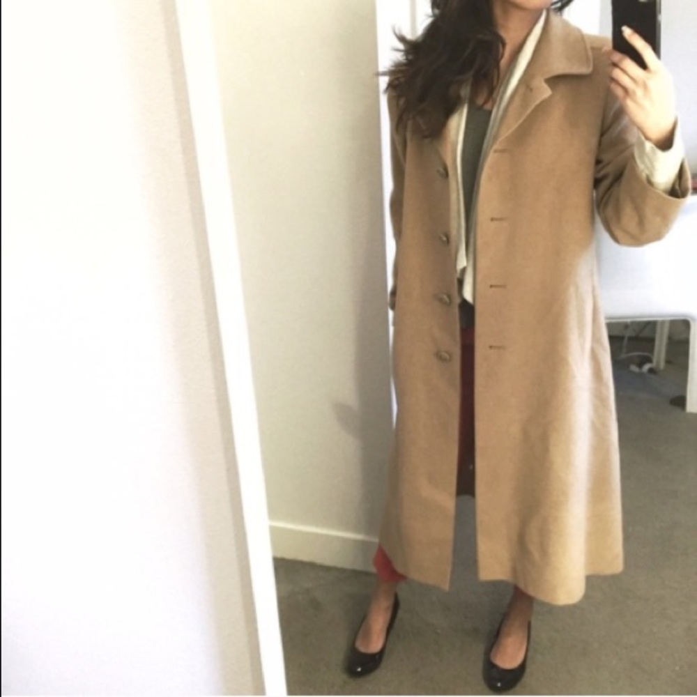 LAST CHANCE! Vintage Fleurette %100 Camel Hair